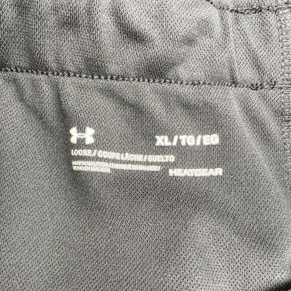 Under Armour Shorts Women's Size XL Black Loose Fit HeatGear Running Athletic - Picture 6 of 6